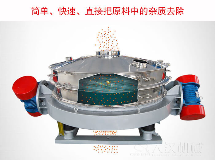 直排篩可用于粉末、顆粒的粗略篩分和除雜